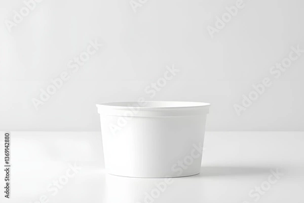 Obraz empty white cup
