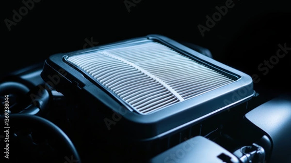 Obraz engine combustion system relies on well designed air filter that enhances performance and efficiency