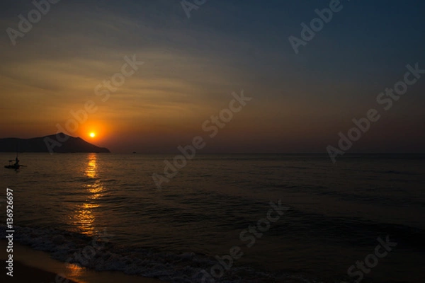 Obraz Sunset with The sea