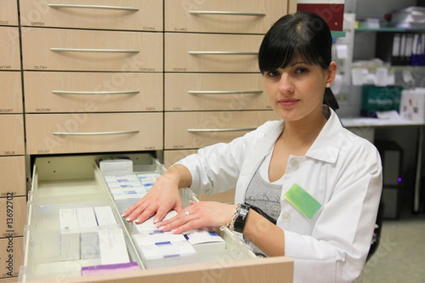 Obraz Apotheke Apothekerin PTA