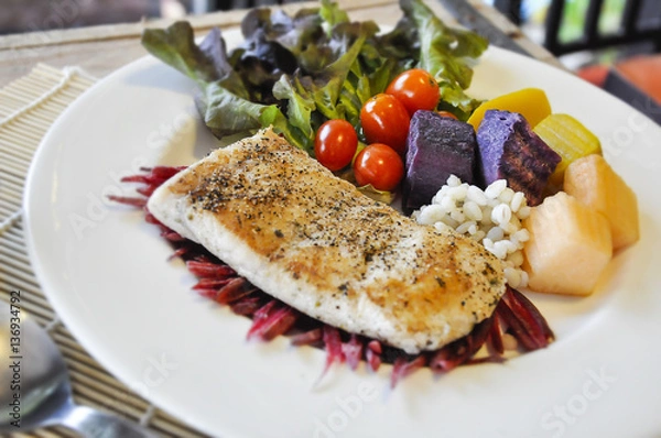 Obraz Seabees fish steak