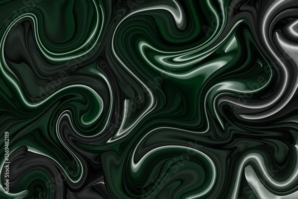 Obraz random liquify pattern. colorful artwork illustration 