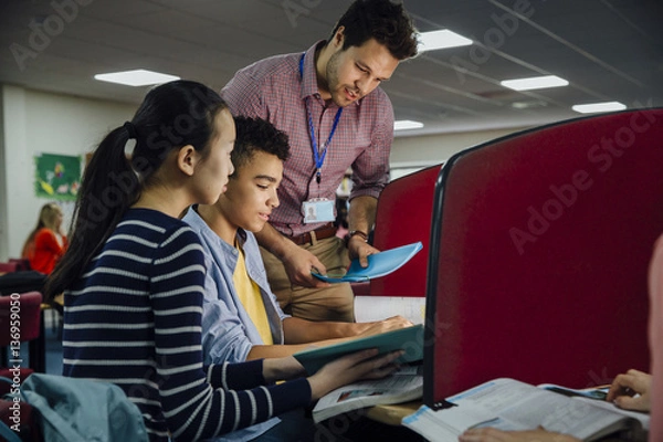 Fototapeta Classroom Computer Work