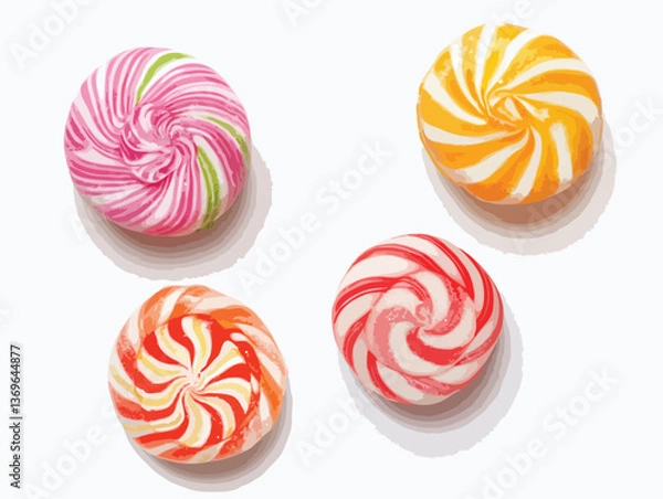Fototapeta candy vector art