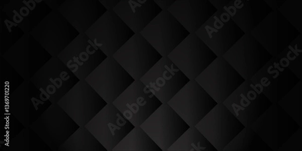 Fototapeta Red and black leather texture with a seamless geometric pattern