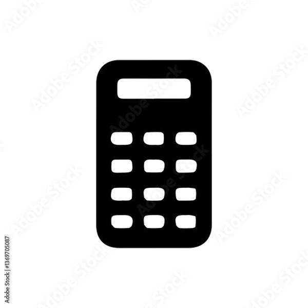 Fototapeta Calculator icon with transparent background