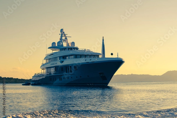 Fototapeta Superyacht