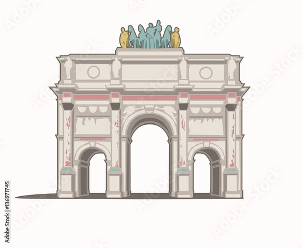 Fototapeta Arc de Triomphe du Carrousel