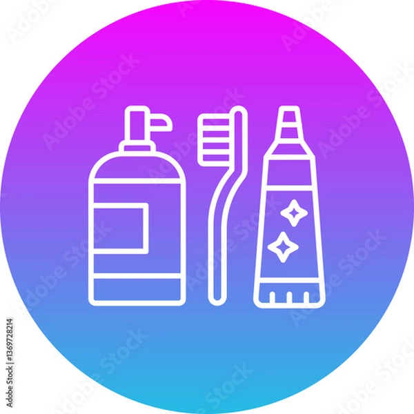 Fototapeta Toiletries Icon