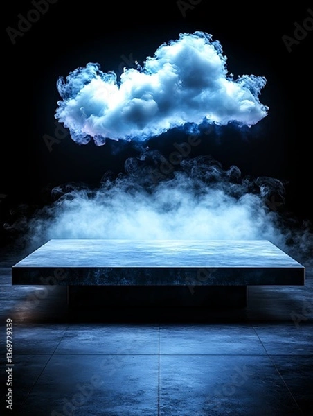 Obraz Cloud Above Dark Product Stand