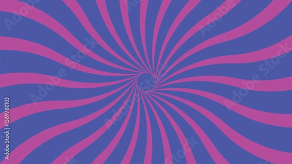 Fototapeta Colorful Spiral Optical Illusion Background
