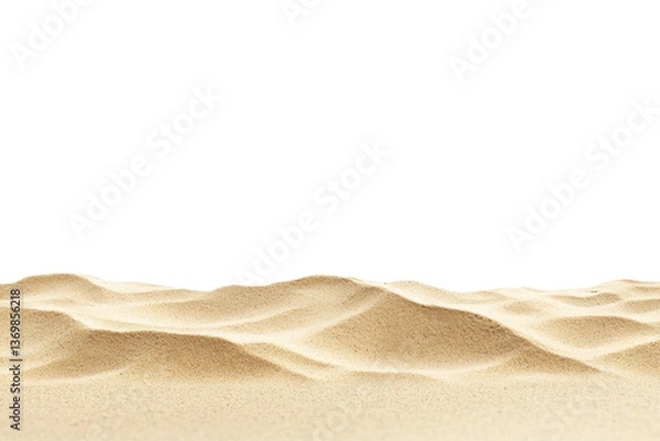 Obraz Seaside Beach Sand on transparent background