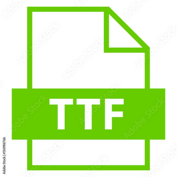 Fototapeta File Name Extension TTF Type