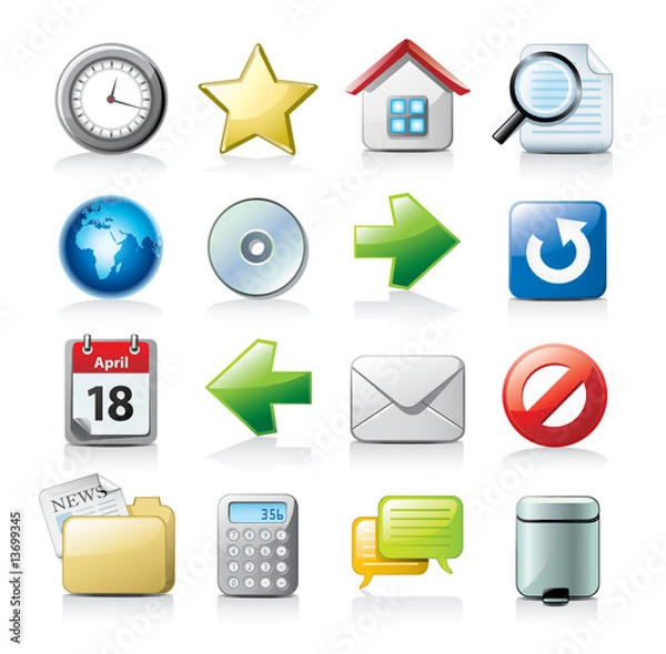 Obraz web icons