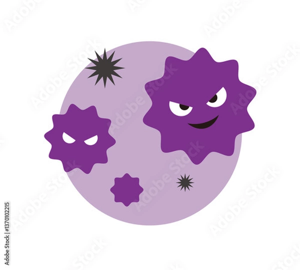 Fototapeta 元気なバイ菌