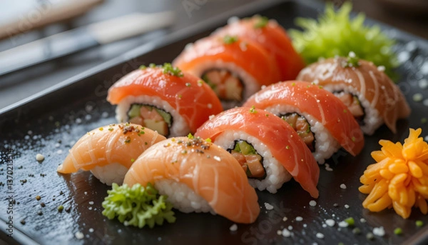 Fototapeta japonese sushis