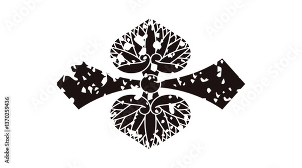 Obraz 家紋はんこ・剣二ツ葵.ai