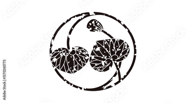 Obraz 家紋はんこ・変リ葵ノ丸.ai