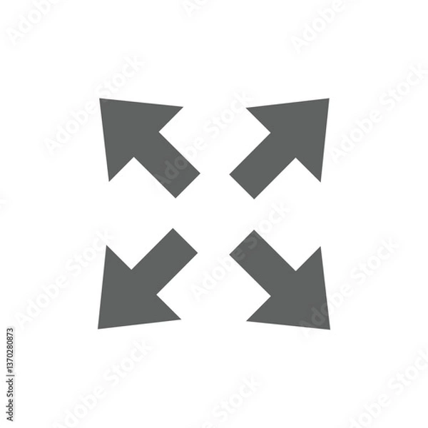 Fototapeta set of arrows vector illustration 