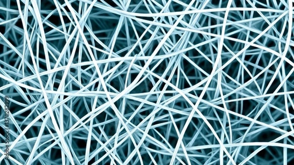 Obraz Abstract Nanofiber Network Texture Background