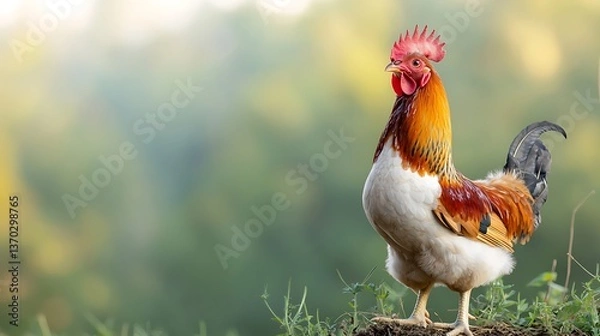 Obraz Rooster in natural setting
