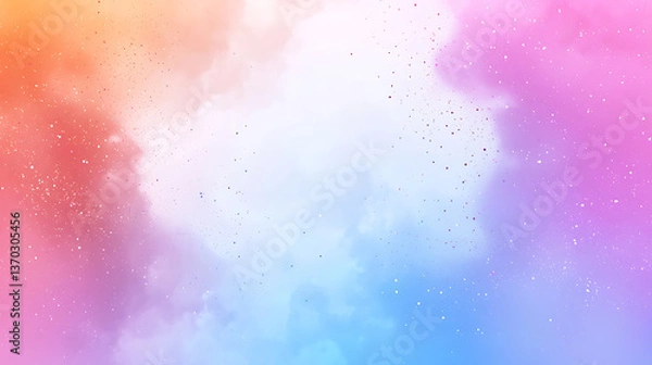 Obraz Colorful abstract background with soft blends digital art vibrant colors creative design artistic viewpoint