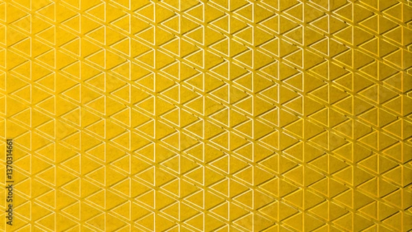 Fototapeta Vintage yellow mosaic pattern texture