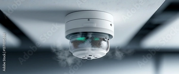 Obraz Smoke Detector with Security Camera