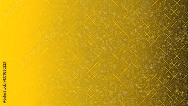 Fototapeta Yellow leather and metal textured background with a vintage and seamless pattern
