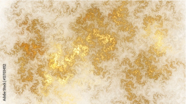 Obraz Abstract gold pattern on a light background