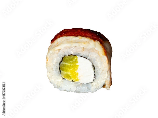 Obraz sushi isolated on white background