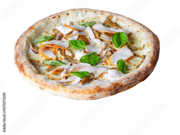Obraz pizza with mushrooms