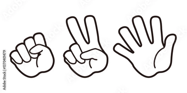 Obraz グーチョキパーセット