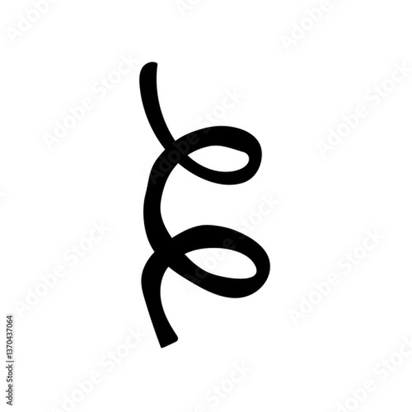 Fototapeta Black deferent Arrow and shape Icon Isolated on White Background – Vector Illustration