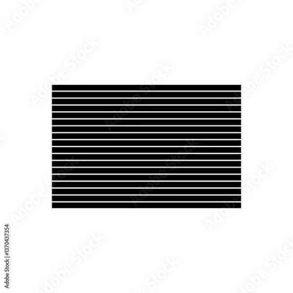 Fototapeta Black deferent Arrow and shape Icon Isolated on White Background – Vector Illustration