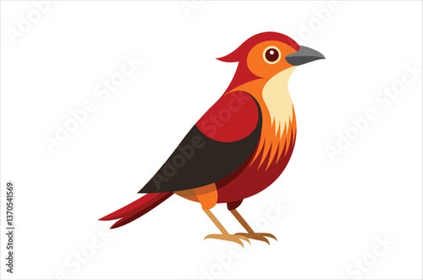 Fototapeta Webbird vector,  icon vector illustration, bird silhouette of a bird isolated on a white background, eps, png, svg, vector,