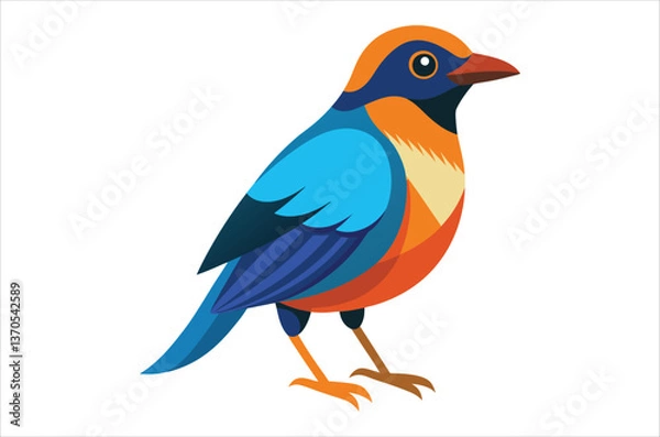 Fototapeta Webbird vector,  icon vector illustration, bird silhouette of a bird isolated on a white background, eps, png, svg, vector,