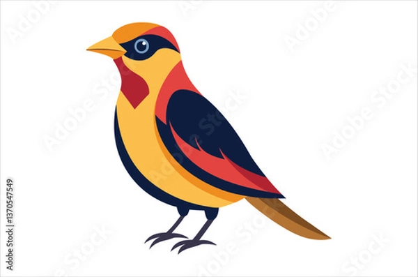 Fototapeta Webbird vector,  icon vector illustration, bird silhouette of a bird isolated on a white background, eps, png, svg, vector,