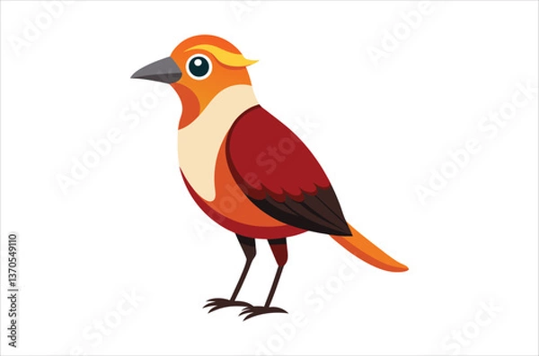 Fototapeta Webbird vector,  icon vector illustration, bird silhouette of a bird isolated on a white background, eps, png, svg, vector,