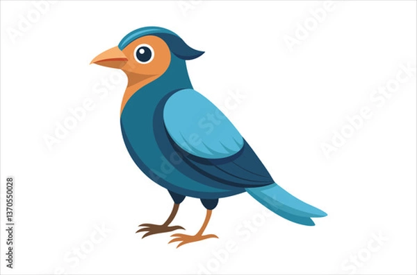 Fototapeta Webbird vector,  icon vector illustration, bird silhouette of a bird isolated on a white background, eps, png, svg, vector,