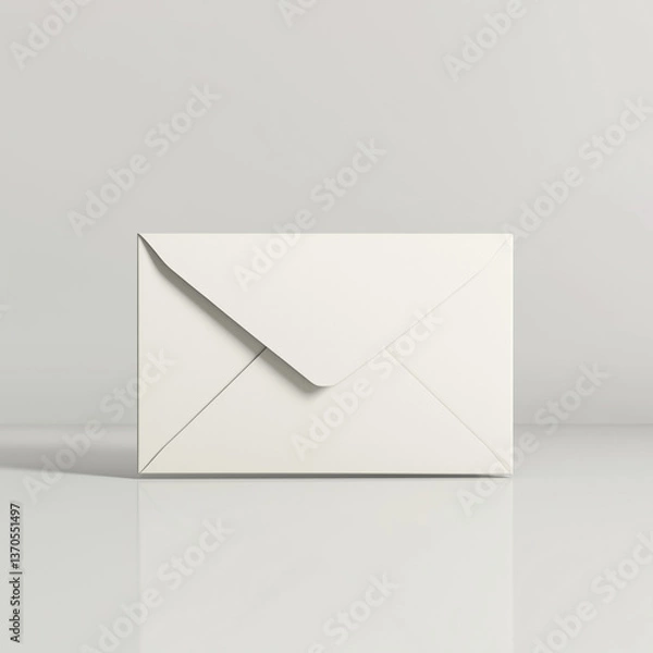 Obraz envelope on white background