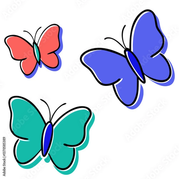 Fototapeta Butterfly vector 22