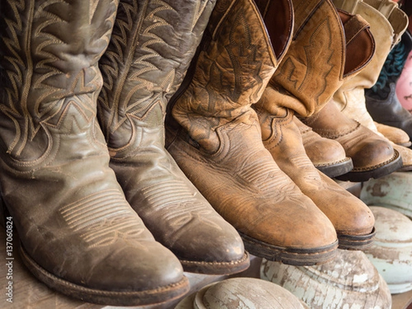 Fototapeta Cowboy boot