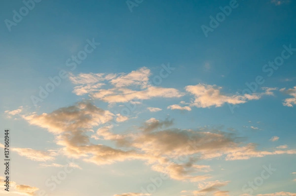 Obraz Twilight sky at evening