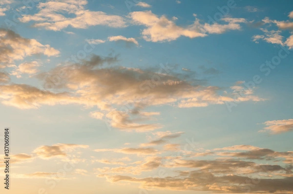 Obraz Twilight sky at evening