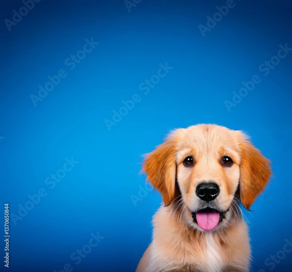 Obraz 귀여운 골든 리트리버 퍼피의 클로즈업