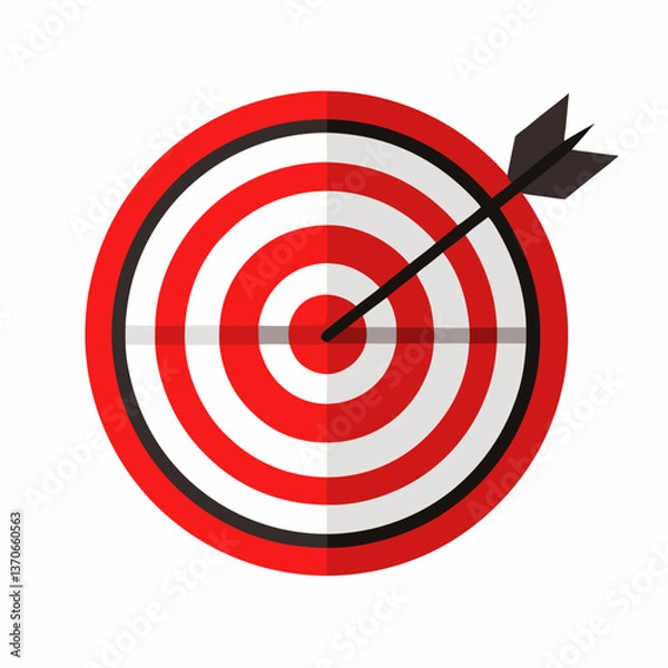 Fototapeta target with arrow