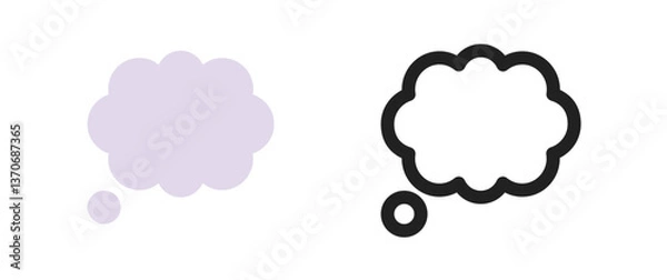 Fototapeta Thought Bubble