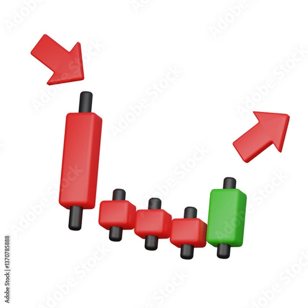 Obraz Bullish breakaway