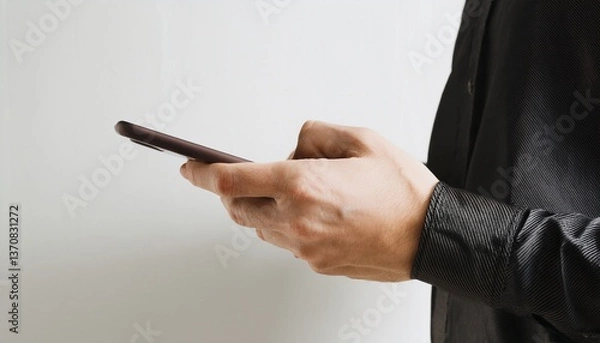 Fototapeta People using mobile devices